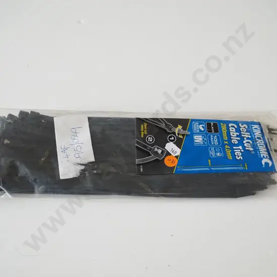 Kincrome 280mm cable ties pack