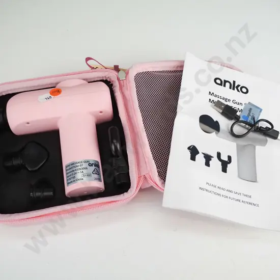 Anko massage gun, pink in colour