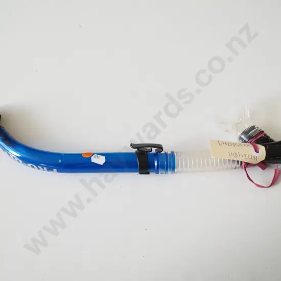 Pro Dive Snorkel, product label Tuba Activa Purge Snorkel