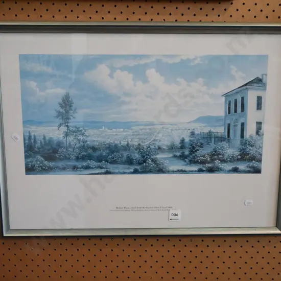 framed print - Hobart town