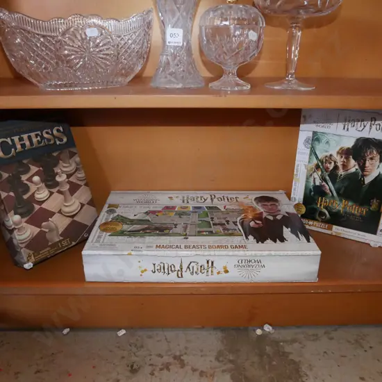 Harry Potter game, puzzle, chess set