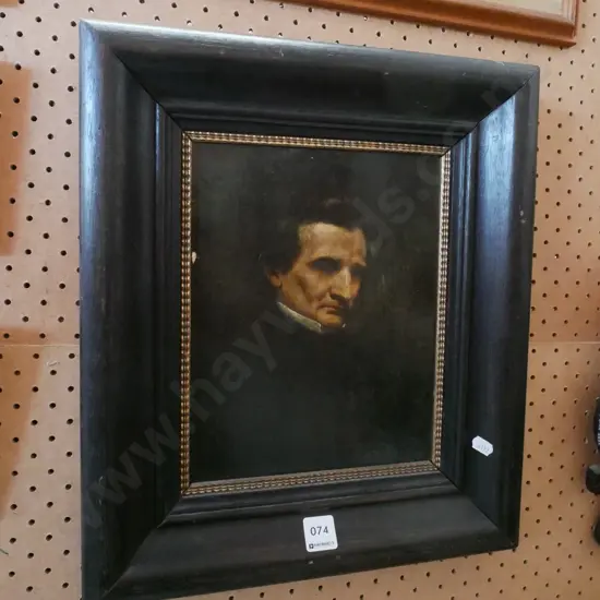 framed print - male portrait