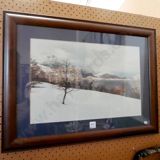 framed photograph - Lake Hayes