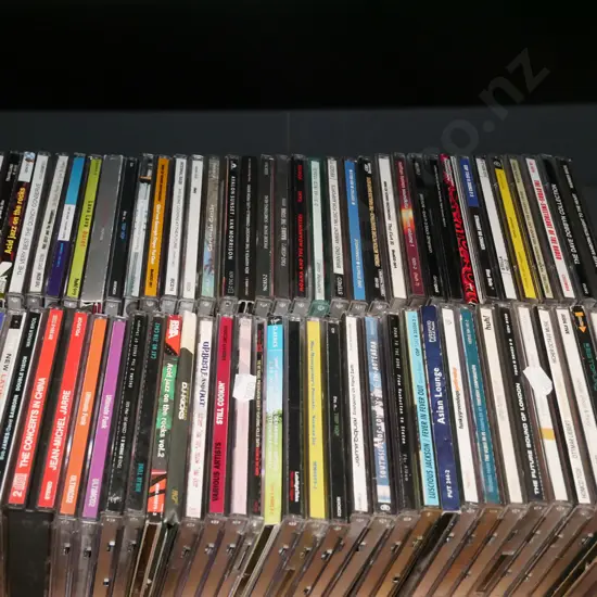 box of CDs