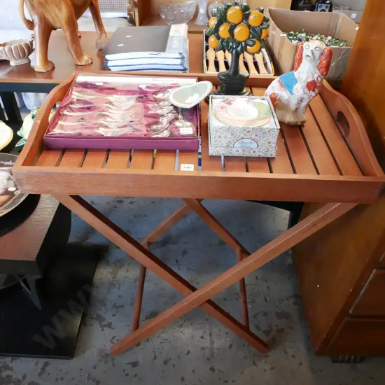 butler's tray and stand