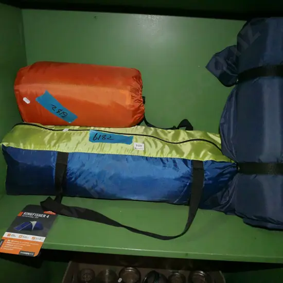 as-new Kiwi tent, 2x bed rolls