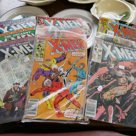 10x X Men magazines