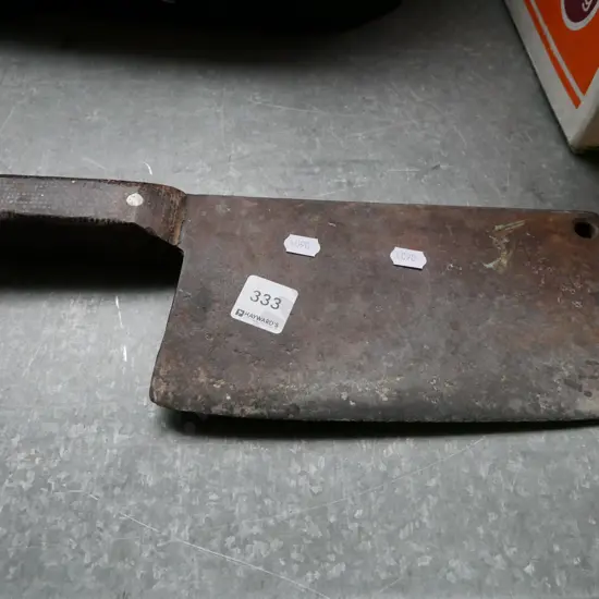 vintage butcher's cleaver