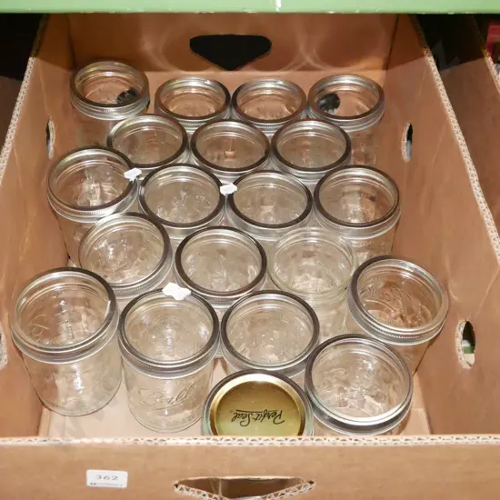 box; ball preserving jars