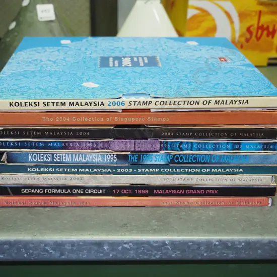 various stamp collector sets