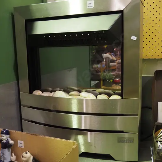 Moretti faux fire electric heater