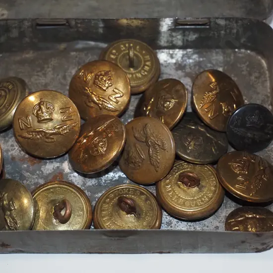 brass buttons