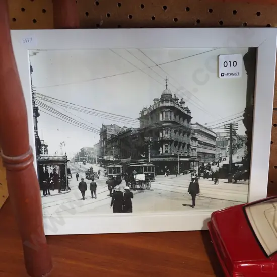 framed reproduction photo - Dunedin exchange