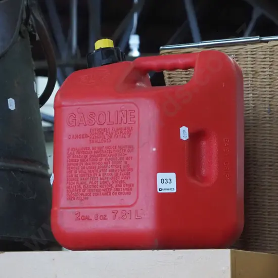 7.8 litre petrol container