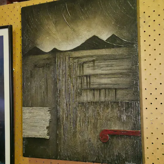 Linda H 2006 - framed mixed media - Bloodline