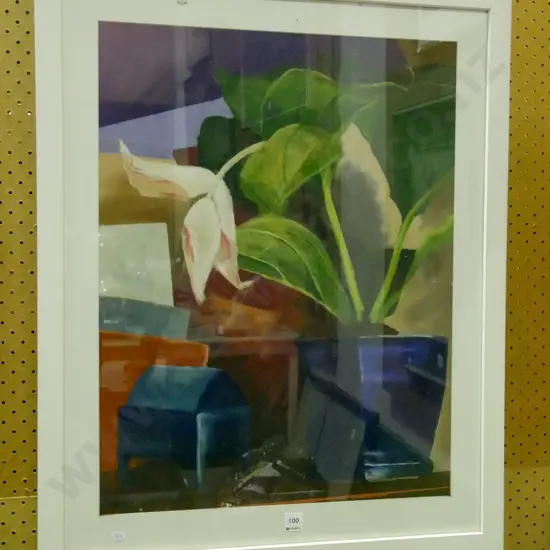 framed acrylic - flowers