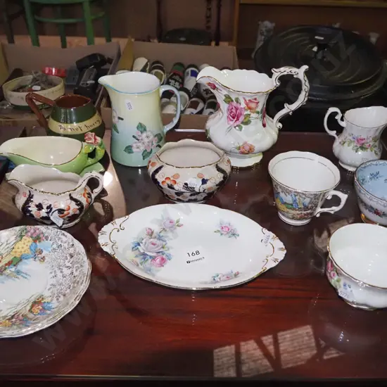 cups, jugs, saucers etc