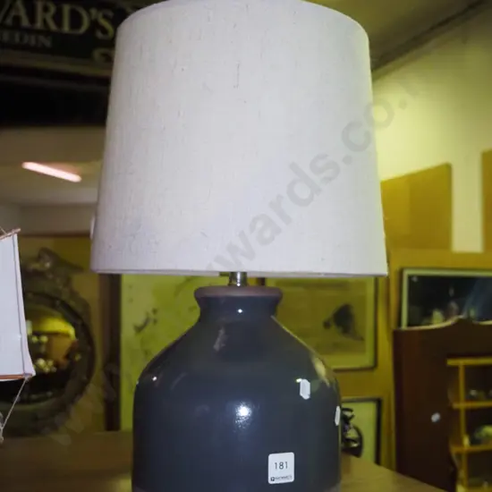 pottery based table lamp H-450