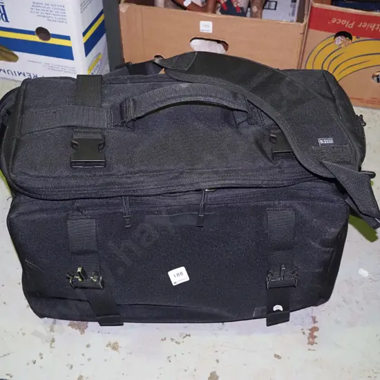 large  black camera/equipment bag