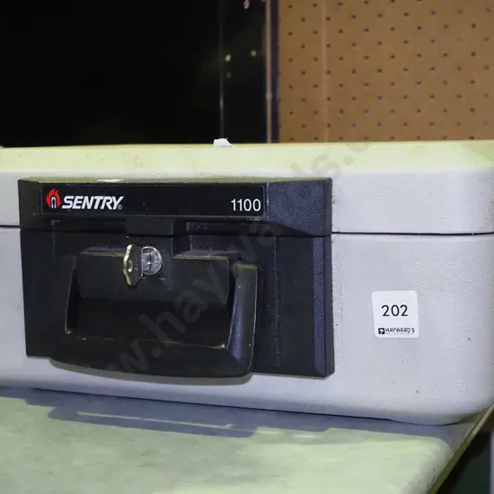 Sentry lock box - key in office