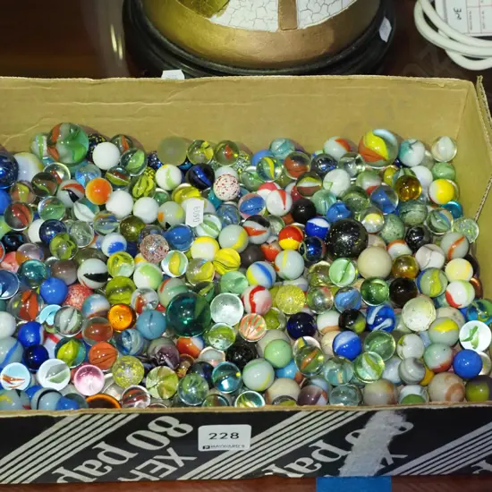 box of marbles
