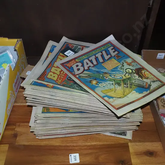 back issues of Battle comic books