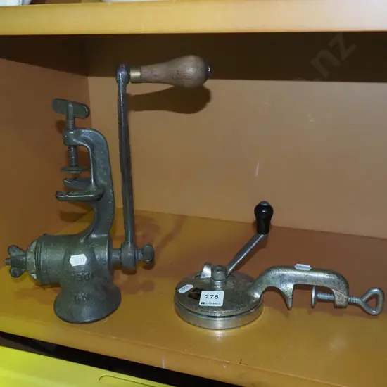 benchtop mincer and bean slicer