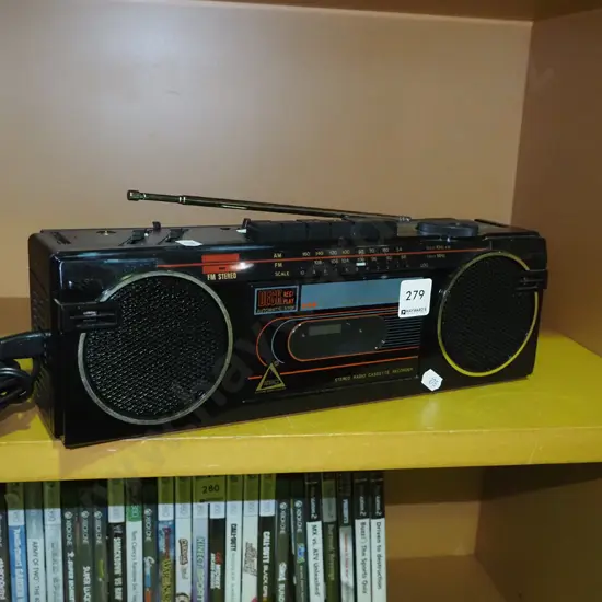 retro radio cassette player