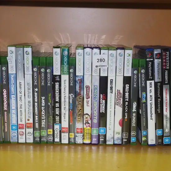 X-box and Playstation games