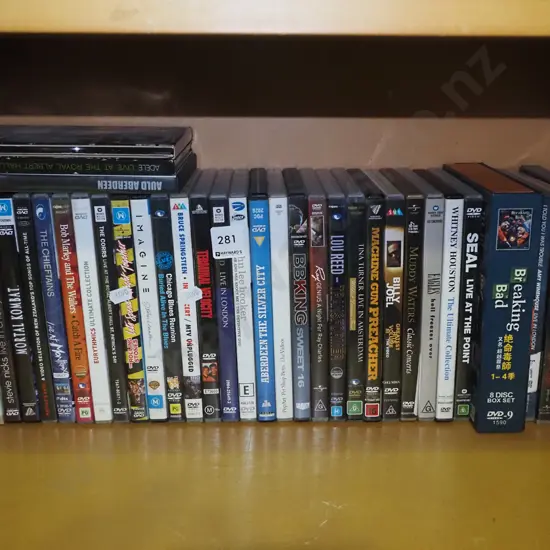 music and other DVDs