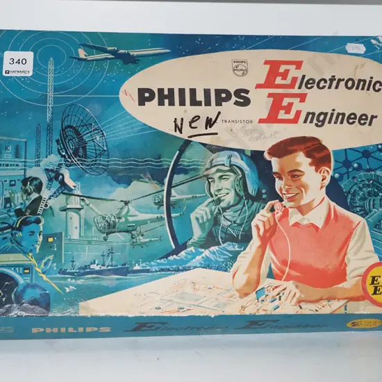 retro Philips electronic engineer kit