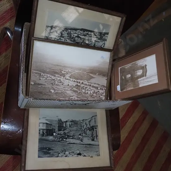 box of historic photographic prints
