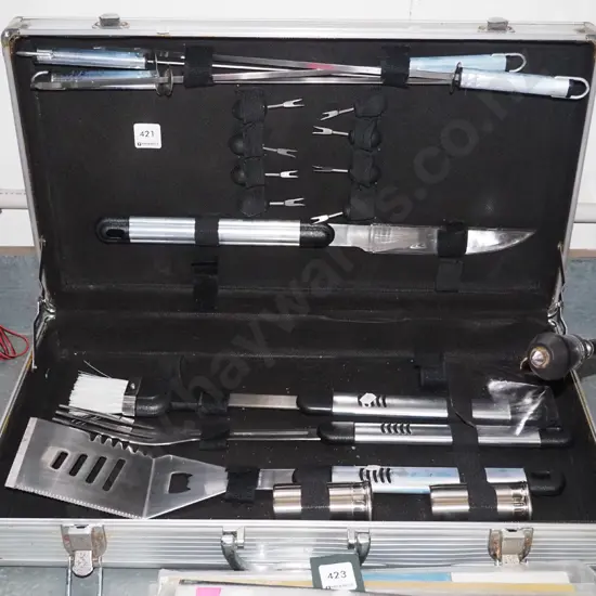 bbq utensils in carry case