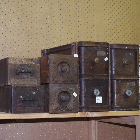 treadle sewing machine drawers