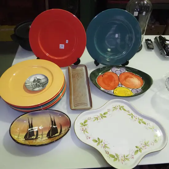 assorted plates