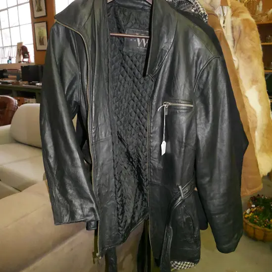 ladies leather jacket 