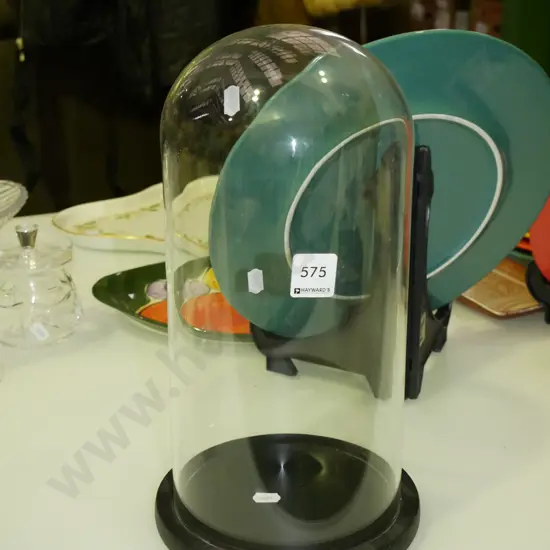 glass display dome H-300