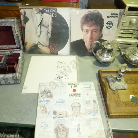 LPs; John Lennon, Pink Floyd, Talking Heads