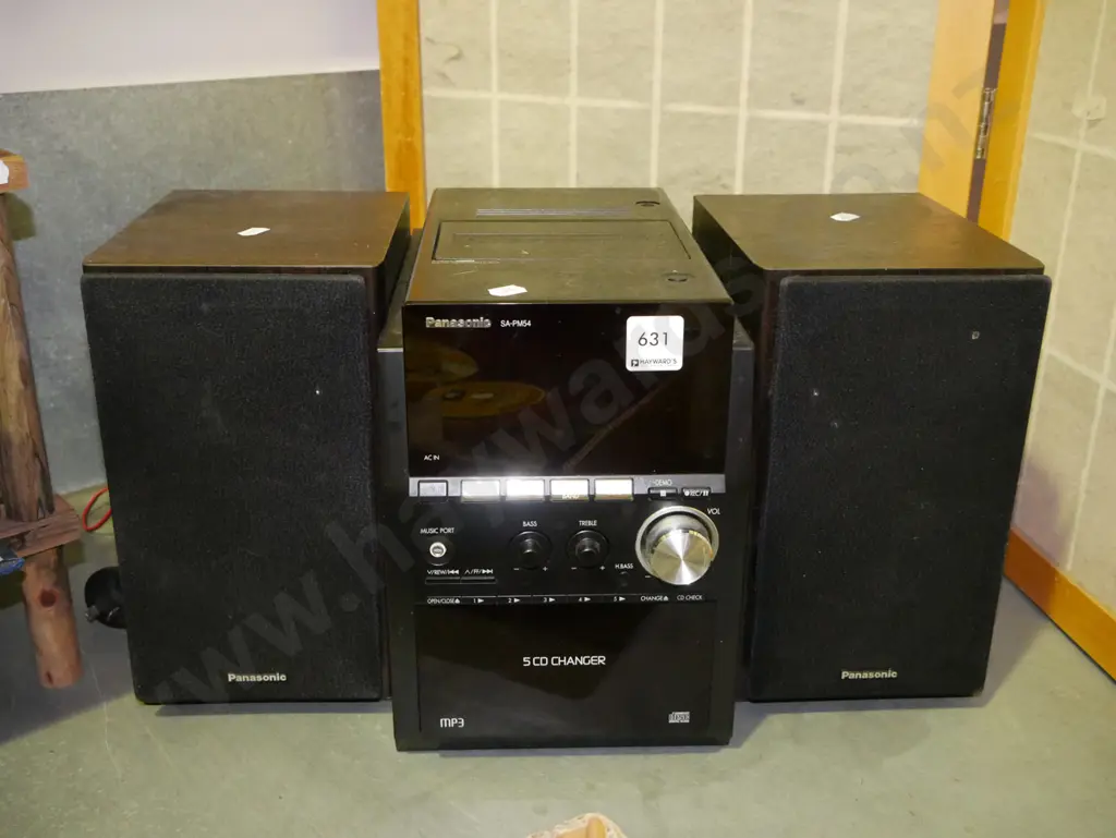 Panasomic 5 CD changer midi system Image 1++