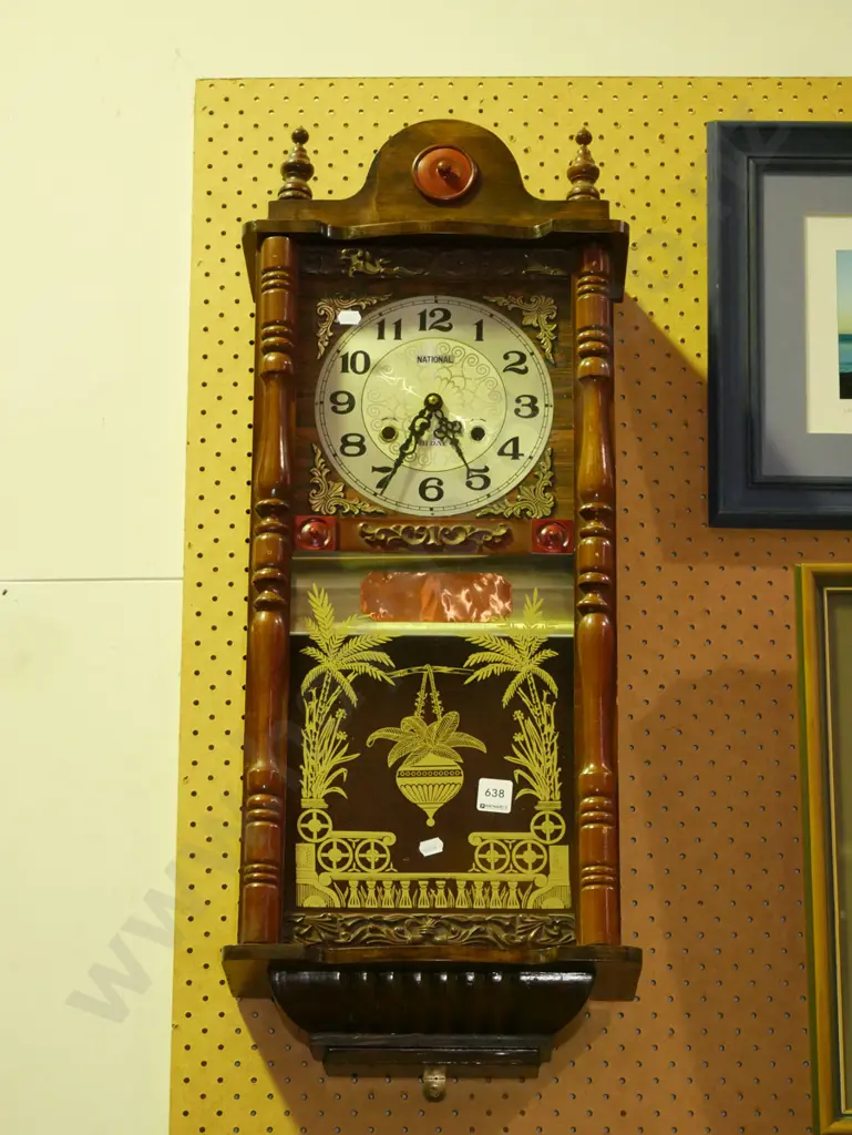 wall mounted pendulum clock As Is No returns Image 1++