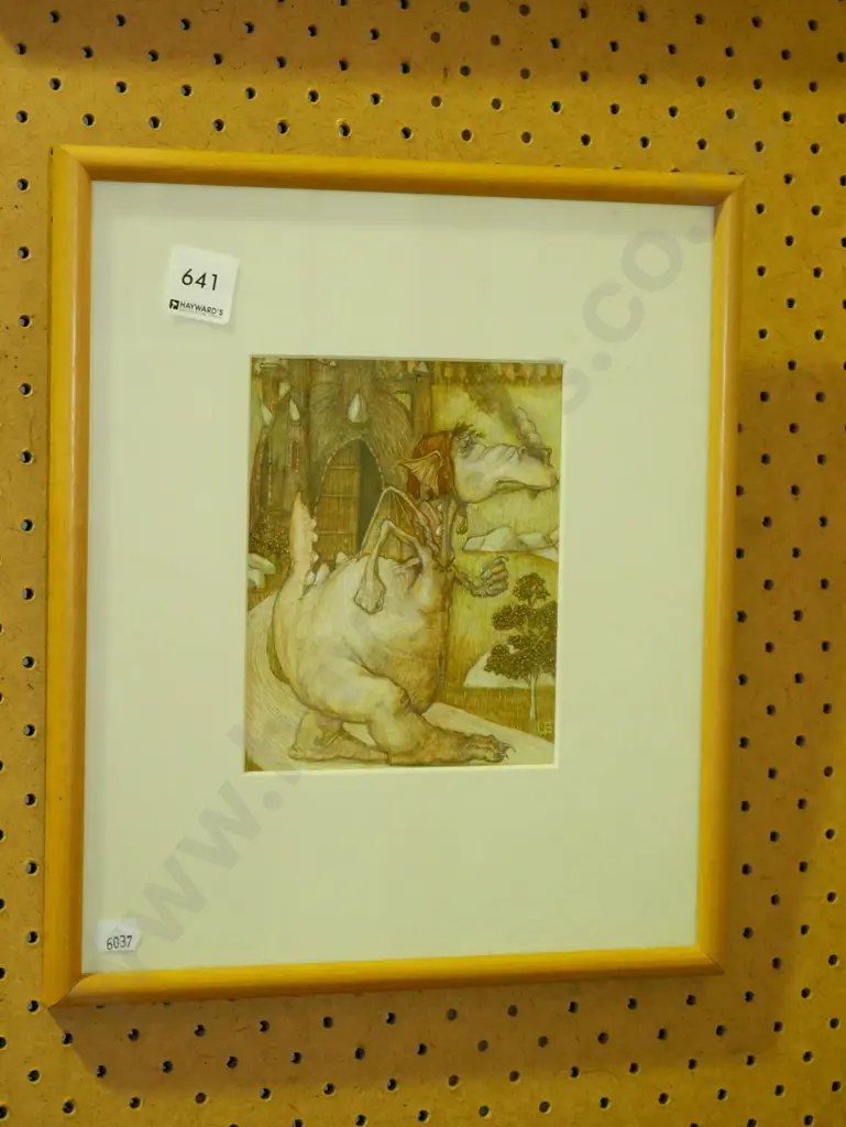 small framed print - dragon Image 1++