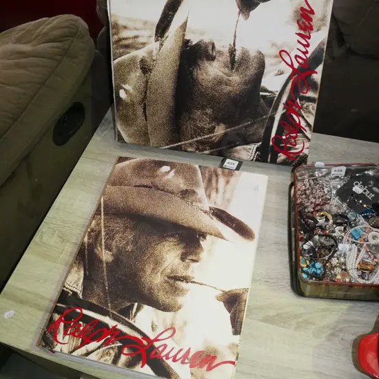 large Ralph Lauren slip case coffee table book