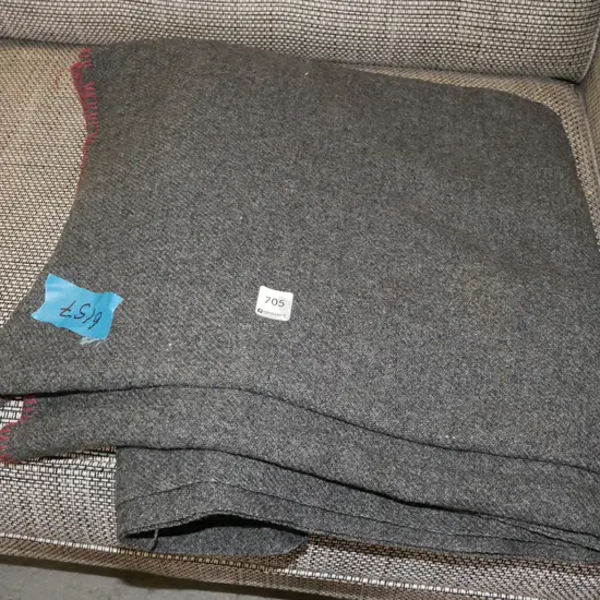 gray woollen blanket