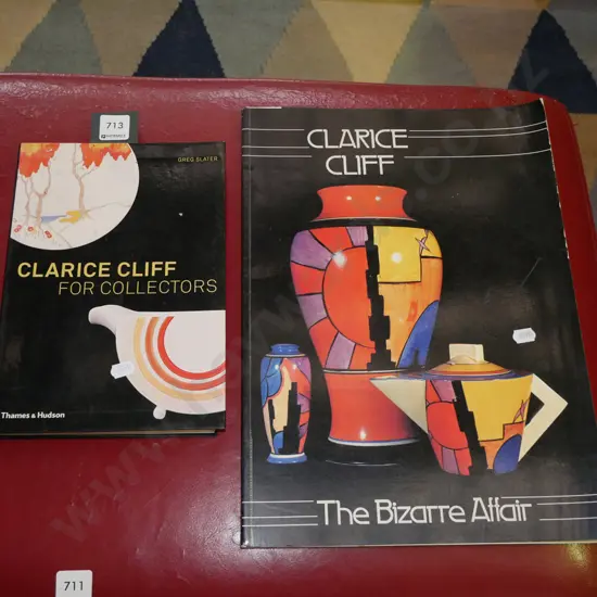 2x Clarice Cliff books