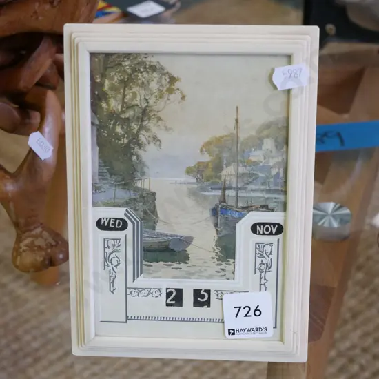 vintage desktop perpetual calender