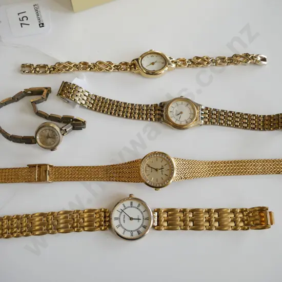 tray of ladies wristwatches