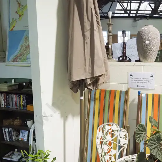 sun umbrella on stand