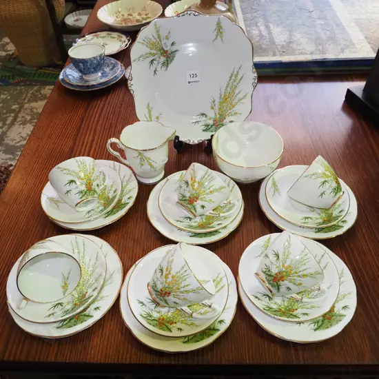 Royal Stafford broom teaset