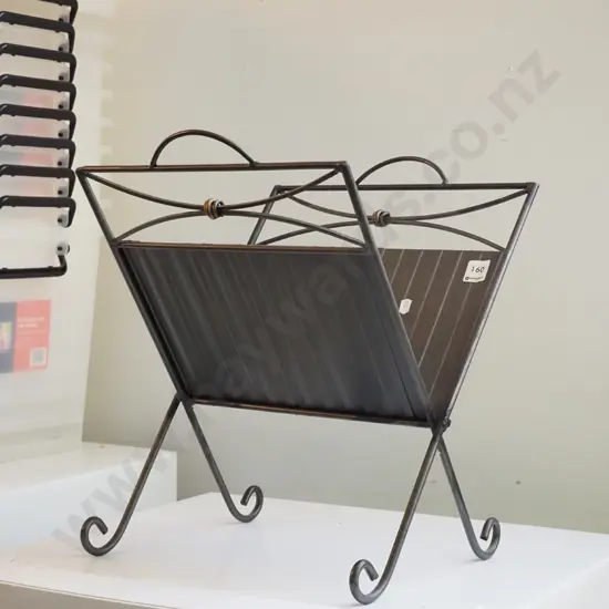 metal magazine rack