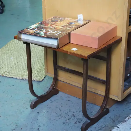bentwood oak end table